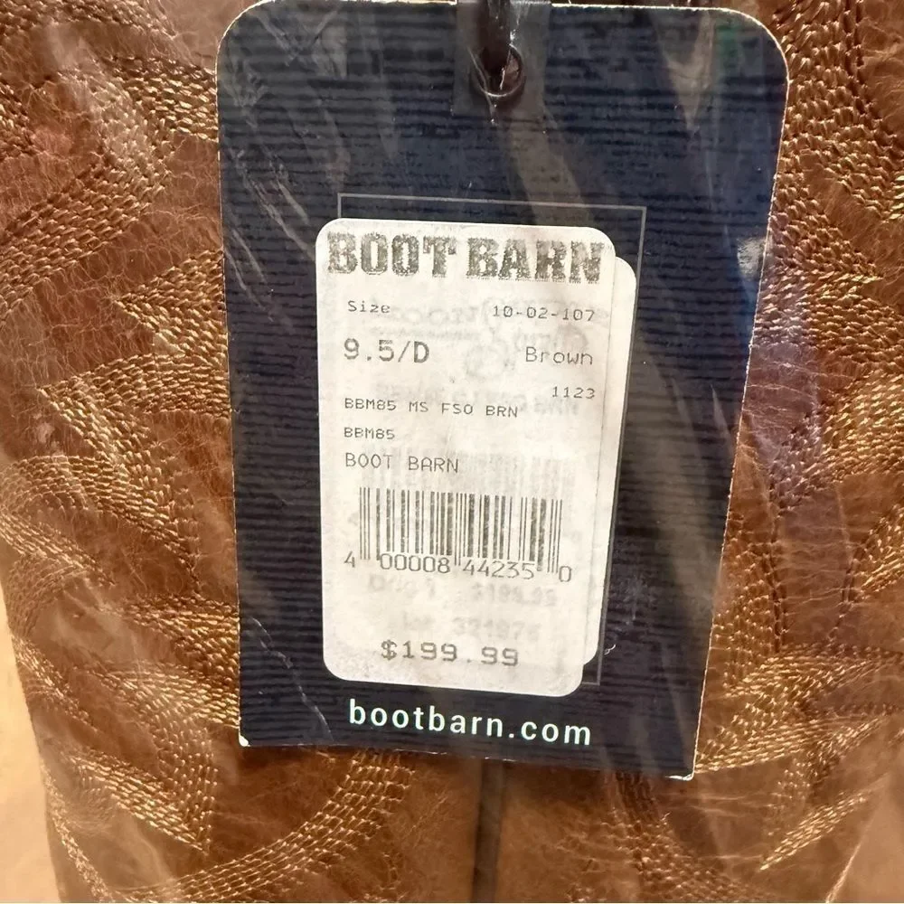 Brad Paisley Moonshine Spirit Mens Crazy Horse Leather Western Boots 9.5 D BBM85